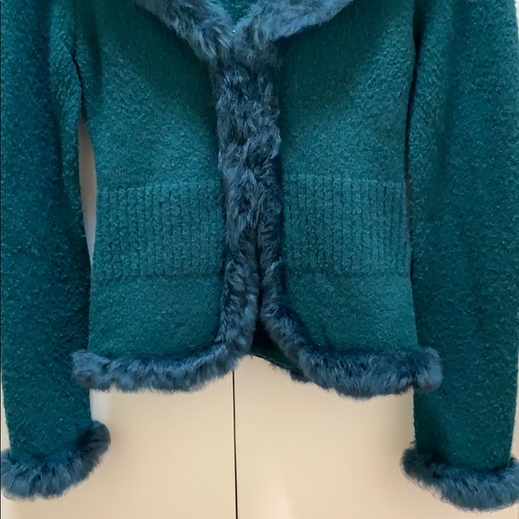 Bebe rabbit fur trim sweater - Picture 4 of 8